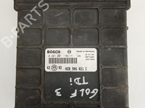 Used Engine control unit (ECU) Engine control unit (ECU) VW GOLF III (1H1) 1.9 TDI (90 hp) 21031229 21031229