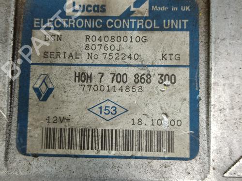 Engine control unit (ECU) RENAULT KANGOO (KC0/1_) | BP21031616M57 - Image 2