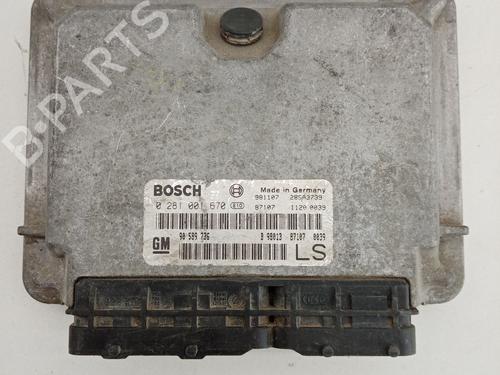 Used Engine control unit (ECU) Engine control unit (ECU) OPEL ASTRA G Estate Van (F70) [1998-2005] 21033243 21033243