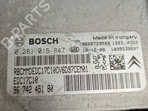 Engine control unit (ECU) CITROËN C3 II (SC_) 1.6 HDi | BP21038345M57 - Image 5