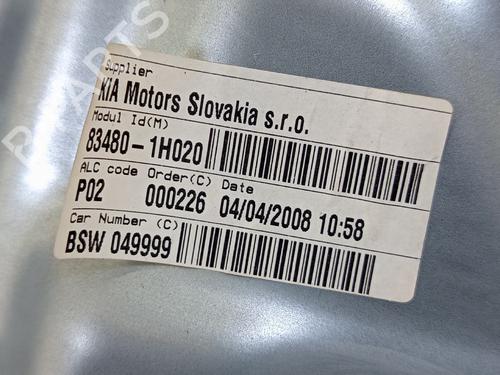 Rear right window mechanism KIA CEE'D SW (ED) 1.4 | BP26942994C25 - Image 2