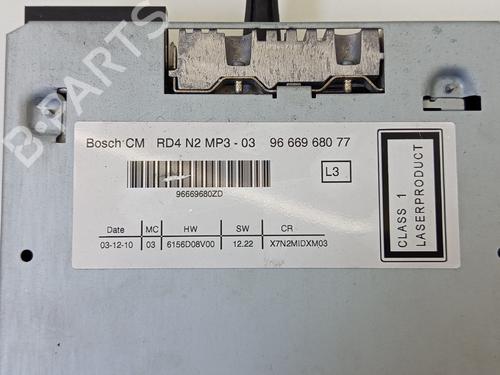 Radio CITROËN C5 III (RD_) 1.6 HDi 110 (RD9HL0, RD9HR8, RD9HRA) | BP31027445E6 - Image 3