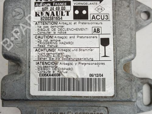 Airbag module RENAULT KANGOO (KC0/1_) [1997-2025]  21029452