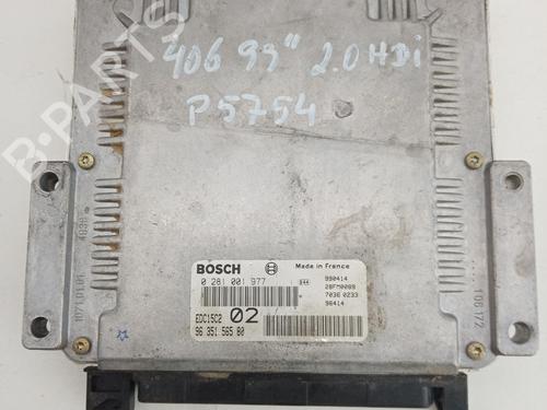 Engine control unit (ECU) PEUGEOT 406 (8B) 2.0 HDi 110 | BP21031408M57 