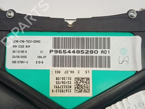 Instrument cluster PEUGEOT 307 SW (3H) 1.6 HDI 110 | BP21031421C47