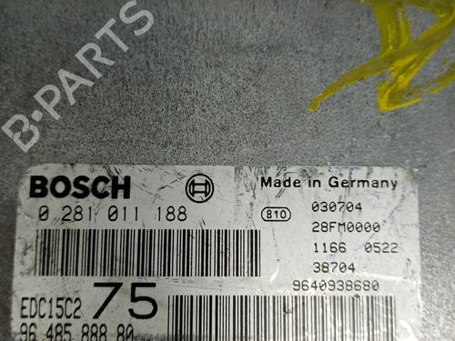 Engine control unit (ECU) PEUGEOT 206 Hatchback (2A/C) | BP21031834M57