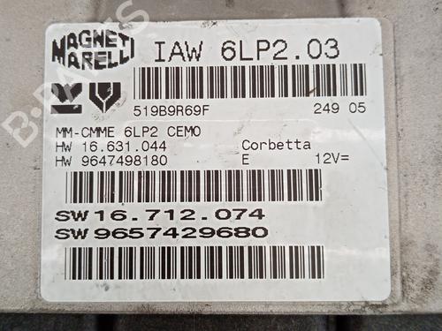 Engine control unit (ECU) PEUGEOT 206 Hatchback (2A/C)  | BP21032260M57 