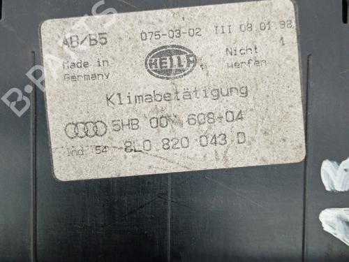 Commande Chauffage AUDI A3 (8L1) | BP21032379I5