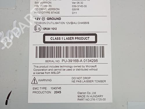 Radio PEUGEOT 308 II (LB_, LP_, LW_, LH_, L3_) 1.6 HDi / BlueHDi 115 | BP21033467E6