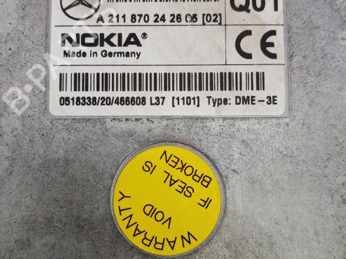 Electronic module MERCEDES-BENZ E-CLASS (W211) E 320 CDI (211.026) | BP21039808M83 