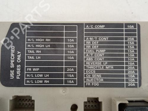 Fuse box NISSAN MICRA III (K12) 1.2 16V | BP21039983E1