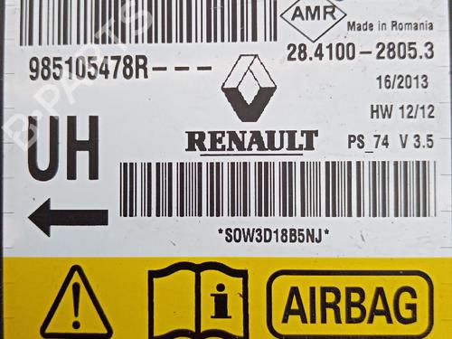 ECU airbags RENAULT MEGANE III Grandtour (KZ0/1) 1.5 dCi (KZ09, KZ0D, KZ1G, KZ29, KZ14, KZ1W, KZ10, KZ1F,... | BP21040166M53 