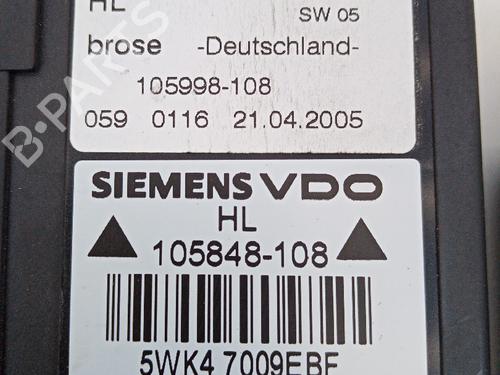Vindusheismekanisme venstre bak AUDI A4 B7 (8EC) 2.0 TDI | BP21040873C24 