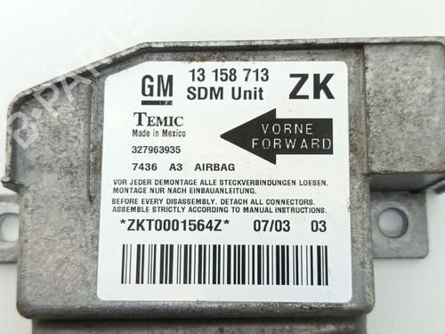 Kollisjonspute styreenhet OPEL MERIVA A MPV (X03) 1.6 16V (E75) | BP25375902M53 