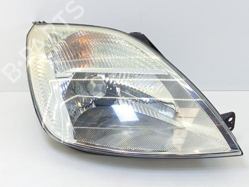 Used Right headlight FORD FIESTA V (JH_, JD_) 1.4 TDCi (68 hp) 26691045