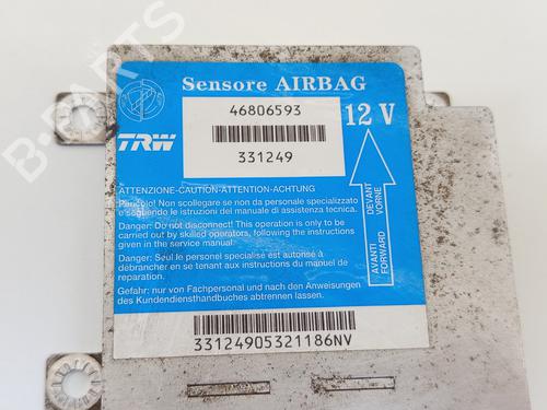 ECU airbags FIAT PUNTO (188_) 1.2 16V 80 (188.233, .235, .253, .255, .333, .353, .639,... | BP27546963M53