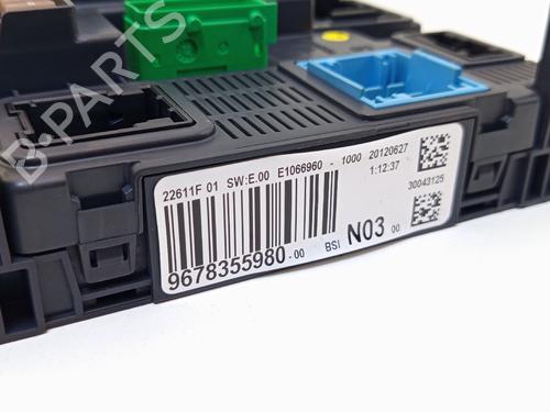 Fuse box PEUGEOT 208 I (CA_, CC_) 1.6 HDi | BP29512585E1