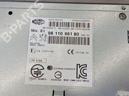 Radio PEUGEOT 208 I (CA_, CC_) 1.2 VTI 82 | BP29854315E6