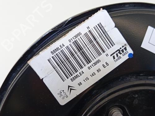 Servo brake PEUGEOT 208 I (CA_, CC_) 1.2 VTI 82 | BP29914126M42