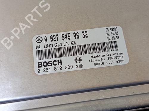 Engine control unit (ECU) MERCEDES-BENZ A-CLASS (W168) A 170 CDI (168.008) | BP30263262M57