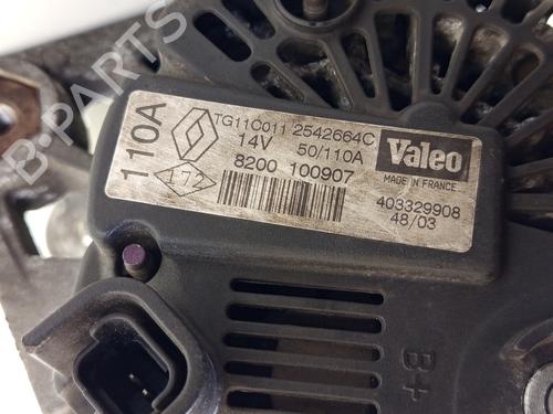 Alternator RENAULT SCÉNIC II (JM0/1_) 1.4 (JM0B, JM0H, JM1A) | BP30441877M7 