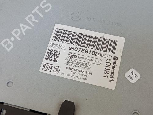 Radio CITROËN C-ELYSEE (DD_) 1.6 HDI 92 | BP30973464E6