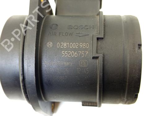 Mass air flow sensor FIAT PUNTO EVO Hatchback Van (199_) 1.3 D Multijet (199.AXT1A, 199.AXC1A) | BP31067458M95