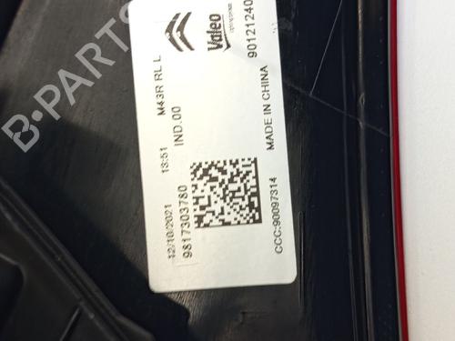 Left taillight CITROËN C-ELYSEE (DD_) 1.6 BlueHDi 100 | BP31571210C34 