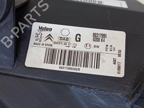 Venstre forlygte PEUGEOT PARTNER Tepee 1.6 HDi | BP31931852C28 