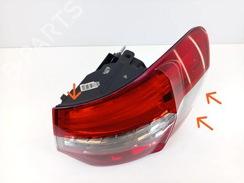 Right taillight CITROËN C5 III (RD_) 1.6 HDi 110 (RD9HL0, RD9HR8, RD9HRA) | BP31064422C35  - Image 12