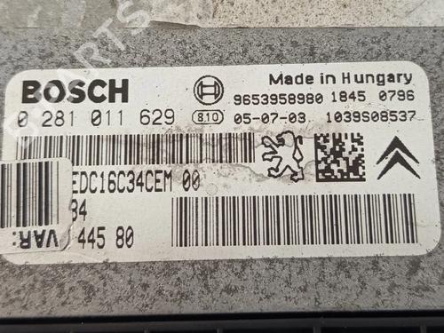 Engine control unit (ECU) PEUGEOT 307 SW (3H) 1.6 HDI 110 | BP37243802M57 - Image 3