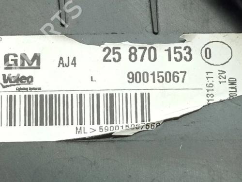 Left taillight OPEL ASTRA J (P10) 1.7 CDTI (68) | BP40509831C34 - Image 2