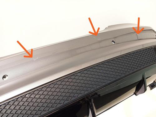 Rear bumper MERCEDES-BENZ CLA Coupe (C117) CLA 45 AMG 4-matic (117.352) | BP25158523C8 