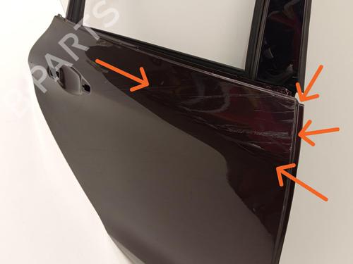 Right rear door PEUGEOT 208 I (CA_, CC_) 1.6 HDi | BP29508745C5