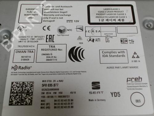 Electronic module SEAT ARONA (KJ7, KJP) 1.0 TSI | BP30794405M83