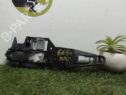 Used Rear right exterior door handle PEUGEOT 208 I (CA_, CC_) 1.4 HDi (68 hp) 25394891