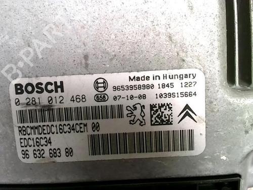 Used Engine control unit (ECU) CITROËN XSARA PICASSO (N68) 1.6 HDi (90 hp) 28014274