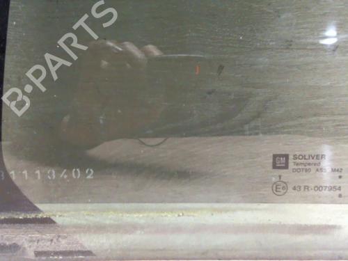 Rear right door window OPEL VECTRA C Estate (Z02) 1.9 CDTI (F35) | BP31227928C21