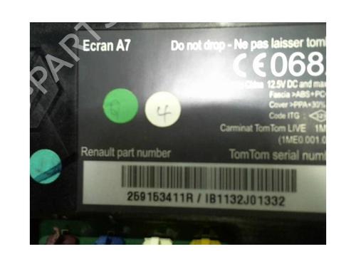 Multifunctionele display RENAULT MEGANE III Hatchback (BZ0/1_, B3_) 1.5 dCi (BZ09, BZ0D, BZ1W, BZ29, BZ14) | BP25388001C48