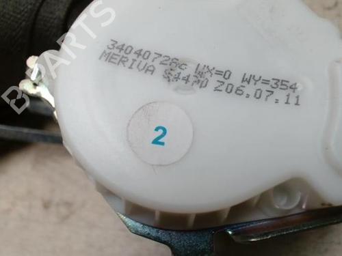 Front right seatbelt OPEL MERIVA B MPV (S10) 1.7 CDTI (75) | BP25420815I25 