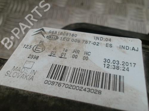 Right headlight CITROËN C3 Picasso (SH_) 1.2 THP 110 (SHHNZ6) | BP31362114C29