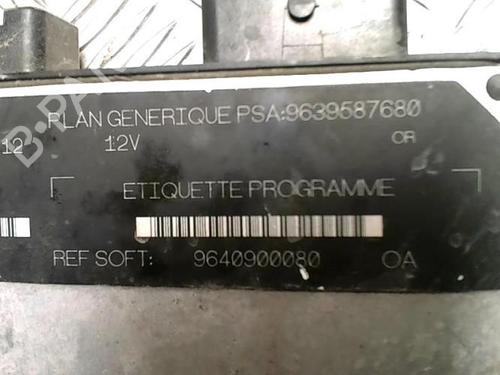 Control unit PEUGEOT 306 Hatchback (7A, 7C, N3, N5) 1.9 D | BP25715651M11 