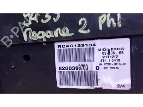 Instrument cluster RENAULT MEGANE II Coupé-Cabriolet (EM0/1_) 1.6 | BP25383285C47 