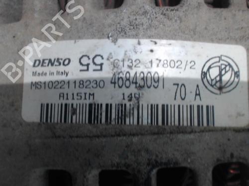 Used Alternator FIAT PUNTO (188_) 1.2 60 (188.030, .050, .130, .150, .230, .250) (60 hp) 25408272