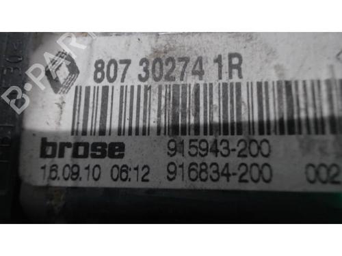 Right front window motor RENAULT SCÉNIC III (JZ0/1_) 1.5 dCi | BP25386121E20 