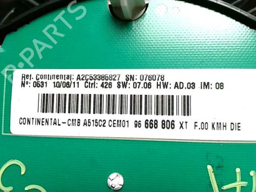 Quadrante CITROËN C3 II (SC_) 1.4 HDi 70 (SC8HZC, SC8HR0, SC8HP4) | BP31223318C47 