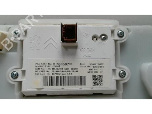 Instrument cluster PEUGEOT 208 I (CA_, CC_) 1.6 HDi | BP25421168C47 