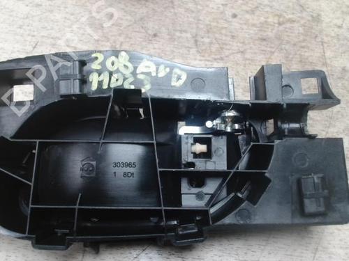 Used Front right interior door handle PEUGEOT 208 I (CA_, CC_) 1.2 THP 110 (110 hp) 28089575