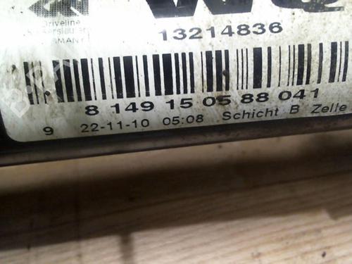 Used Left front driveshaft OPEL ZAFIRA / ZAFIRA FAMILY B (A05) 1.7 CDTI (M75) (110 hp) 31227996