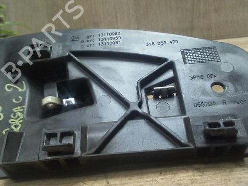 Maneta interior delantera derecha OPEL CORSA C (X01) 1.3 CDTI (F08, F68) (70 hp) 31227662